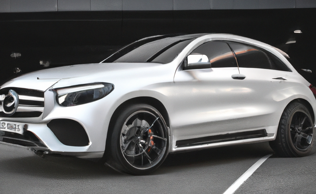 White Mercedes GLE Coupe AMG