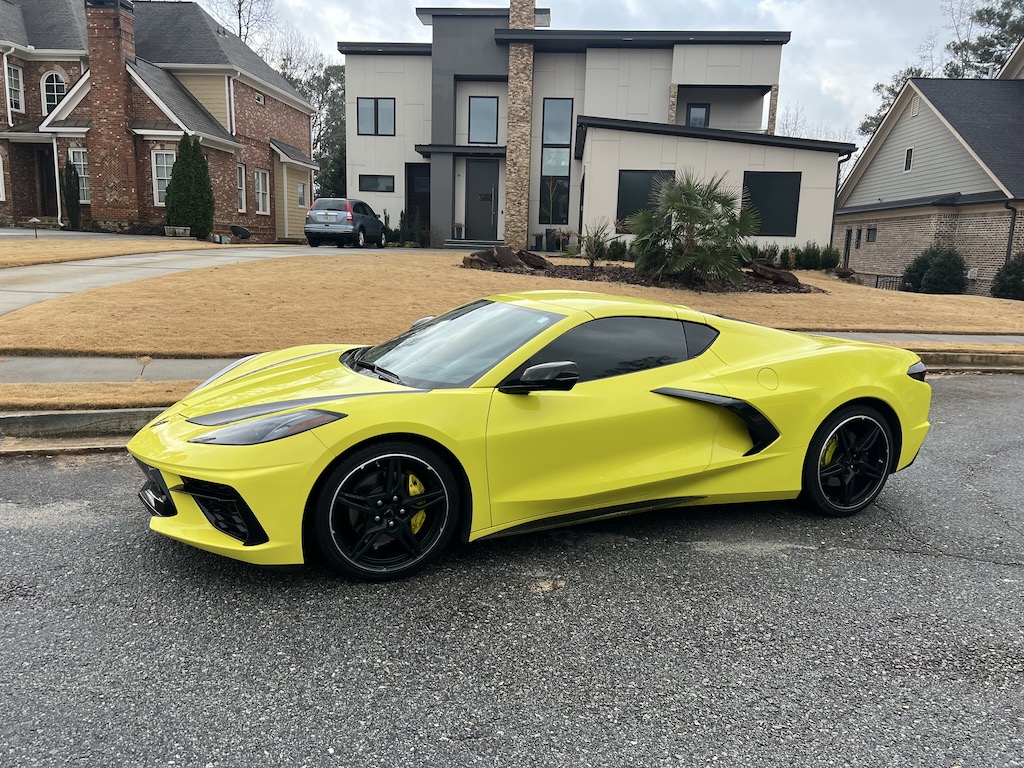 Yellow Corvette Rental Atlanta
