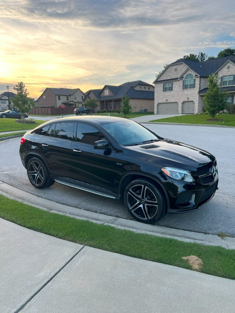 Black 2019 Mercedes GLE Coupe Rental Atlanta