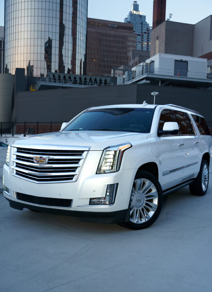 White Platinum Escalade Rental Atlanta Airport