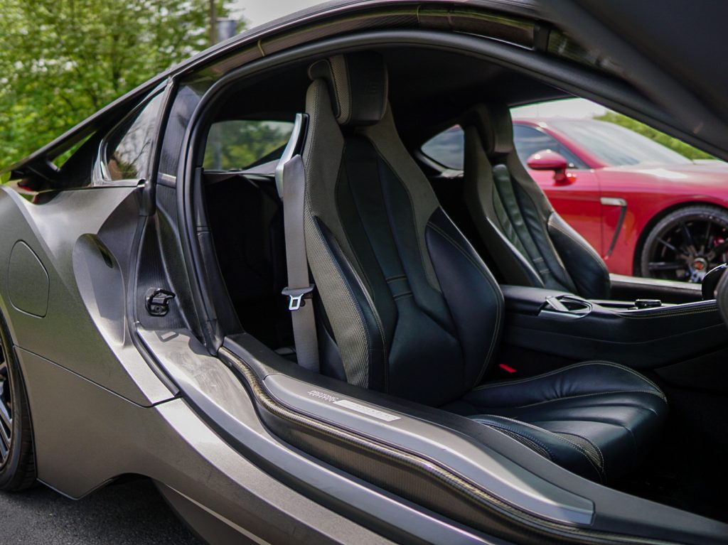 BMW I8 Black Interior Seats