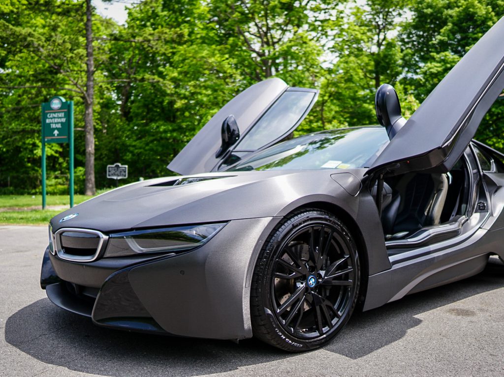 BMW I8 Black on Black Wheels