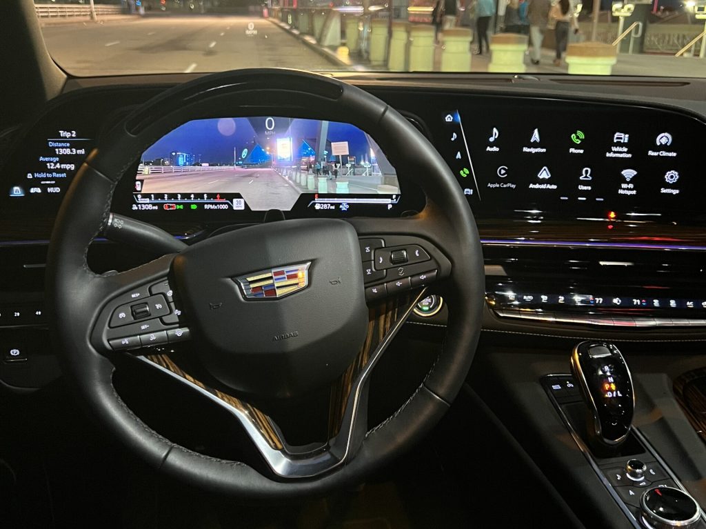 2022 Cadillac Escalade Rental Atlanta Steering Wheel