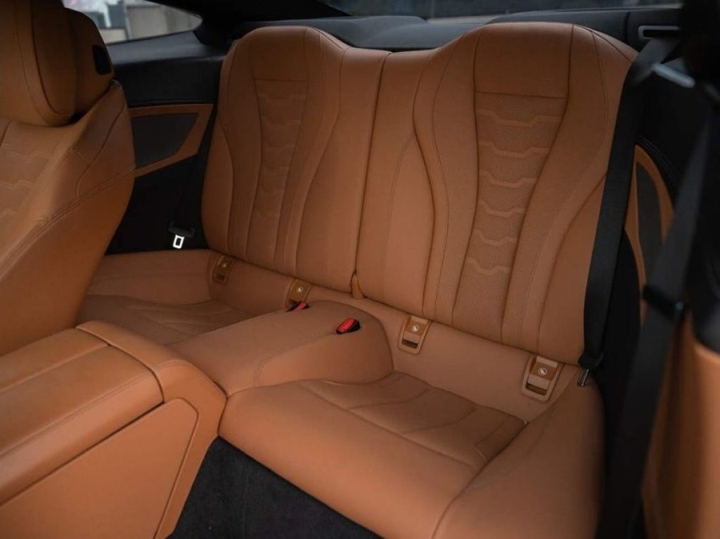 BMW 850 Interior Back Seat