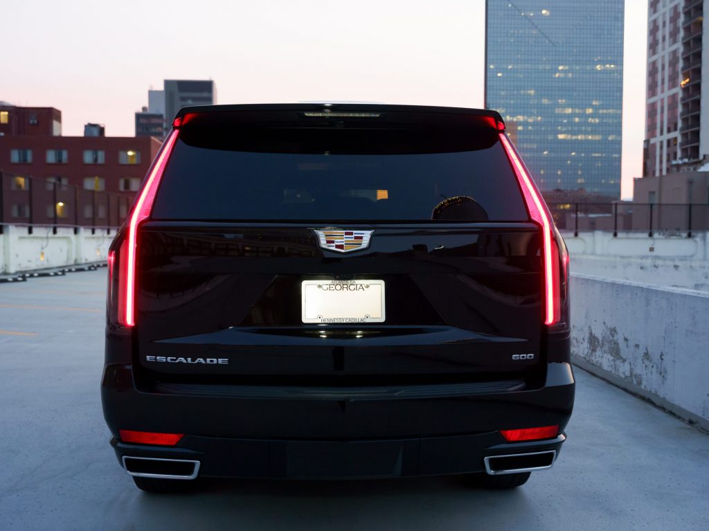 Back of 2023 Cadillac Escalade ESV