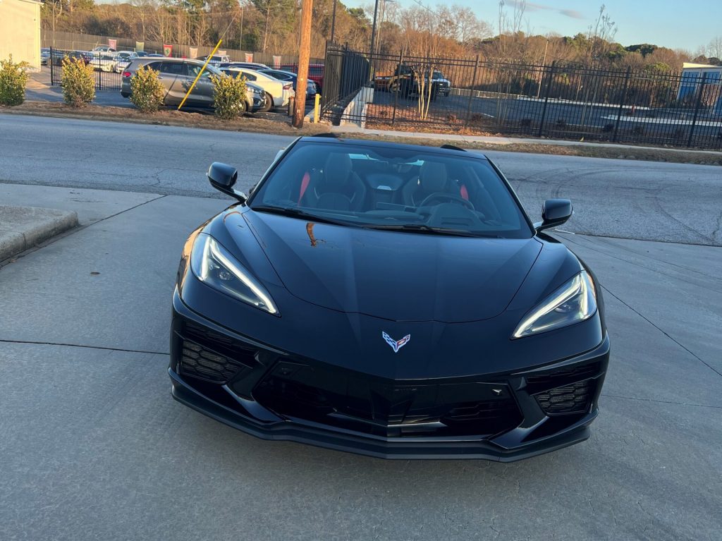 Black Chevrolet Corvette C8