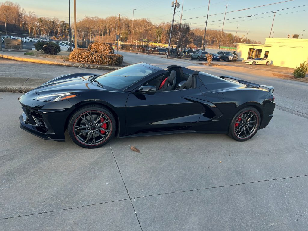 Black Chevrolet Corvette C8 Convertible 2