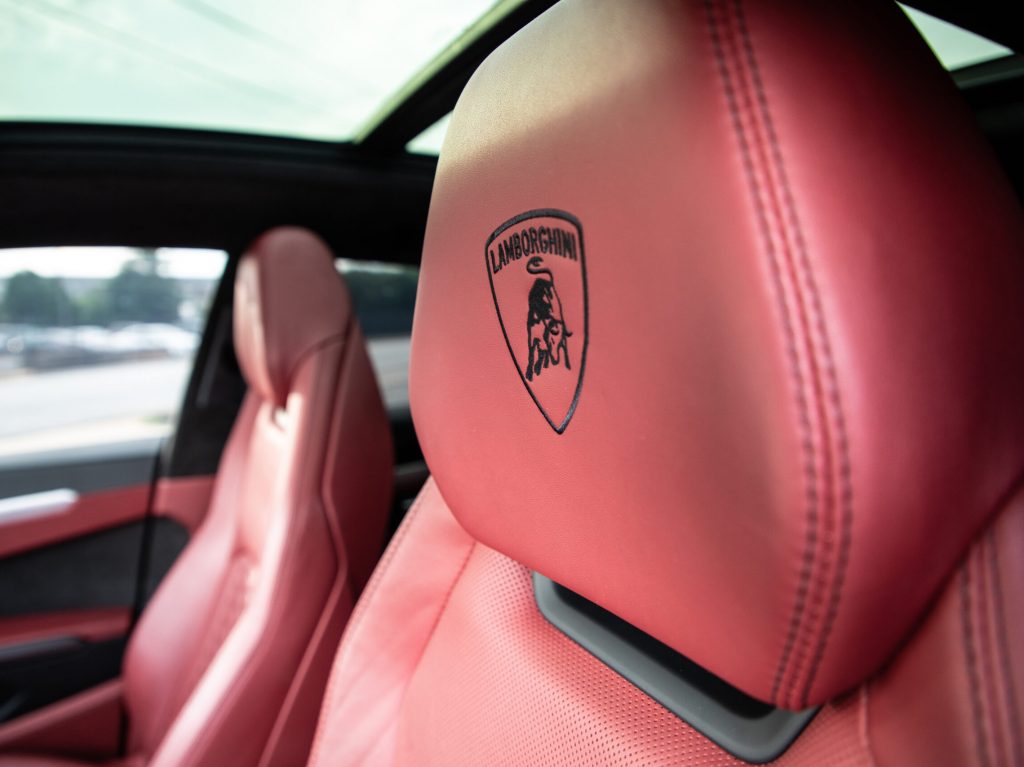 Black Lamborghini Urus Driver Seat