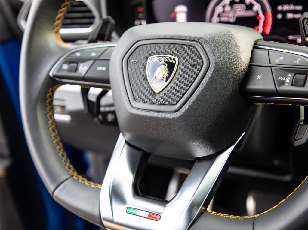 Lamborghini Urus Rental Steering Wheel