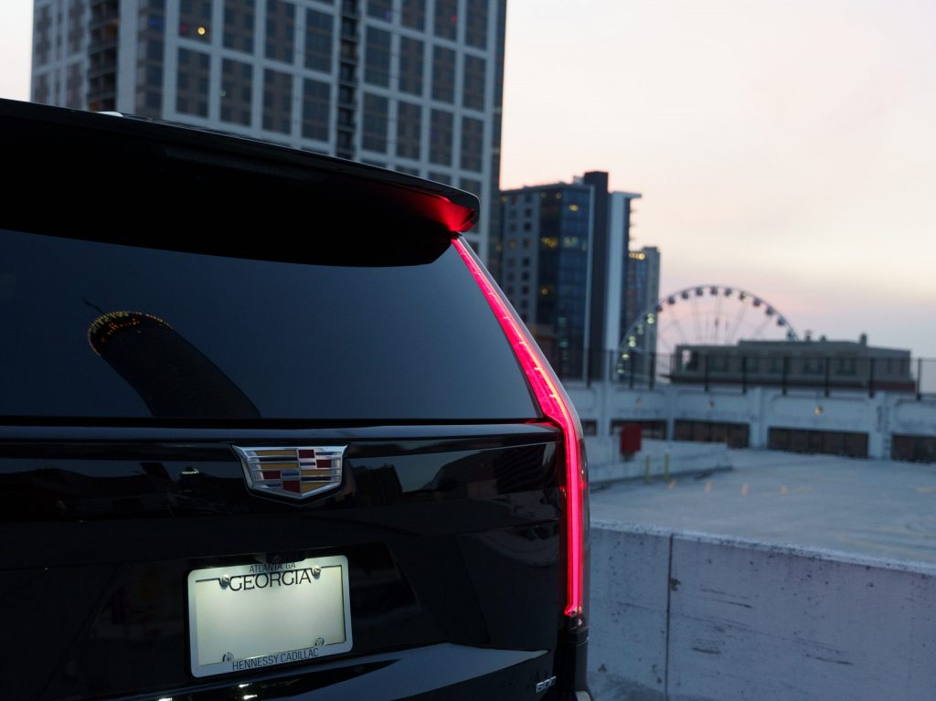 Rear 2023 Black Escalade ESV