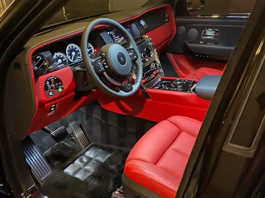 Rolls Royce Cullinan Red Interior