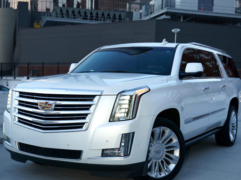 White Platinum Escalade Rental Atlanta Airport