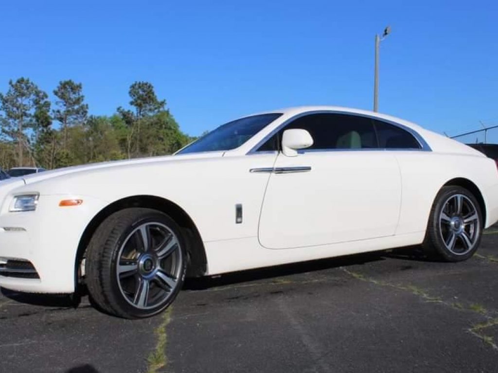 White Rolls Royce Wraith Rental Atlanta